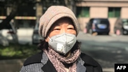 武汉作家方方今年2月受访时照片(法新社图片)