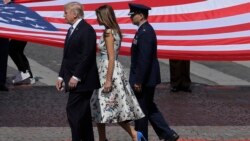 ကန်သမ္မတထရမ့် ပြင်သစ် Bastille နေ့ အခမ်းအနား တက်ရောက် ကန်သမ္မတထရမ့် ပြင်သစ် Bastille နေ့ အခမ်းအနား တက်ရောက်