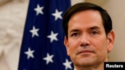 အမေရိကန် နိုင်ငံခြားရေးဝန်ကြီး Marco Rubio (EUTERS/Elizabeth Frantz)