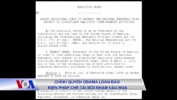 Chính quyền Obama loan báo biện pháp chế tài mới nhắm vào Nga Chính quyền Obama loan báo biện pháp chế tài mới nhắm vào Nga