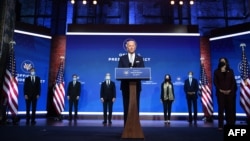 当选总统拜登及其任命的外交团队 (法新社 2020年11月24日)