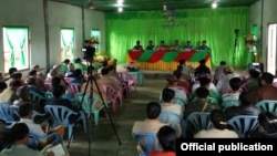 နမ့်လန် ဒေသခံလူထုနှင့် JMC-U အဖွဲ့ဝင်များ တွေ့ဆုံ (Joint Ceasefire Monitoring Committee)