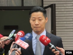 时代力量立委林昶佐(美国之音张永泰拍摄)