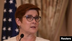 资料照:澳大利亚外长佩恩