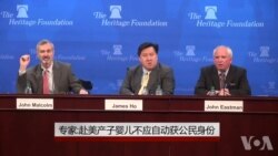 专家:赴美产子婴儿不应自动获公民身份 专家:赴美产子婴儿不应自动获公民身份