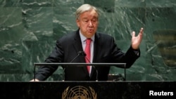 ကုလသမဂ္ဂ အထွေထွေအတွင်းရေးမှုးချုပ် Antonio Guterres