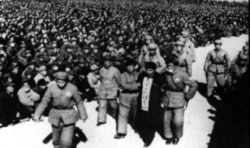 资料照:1952年原中共天津地委书记刘青山公判大会