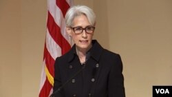 美国负责政治事务的副国务卿温迪.舍曼