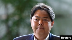 资料照:日本外务大臣林芳正 (Yoshimasa Hayashi)(ယခင်မှတ်တမ်းဓါတ်ပုံ)