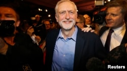 杰里米·科尔宾2015年9月12日当选英国工党领袖。(资料照)