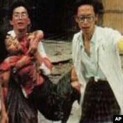 示威者遭缅甸军队血腥镇压