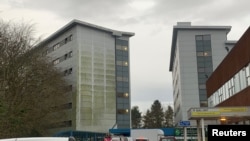 英国从武汉撤出的侨民将被安置在伯肯黑德的阿罗公园医院里。(2020年1月31日)