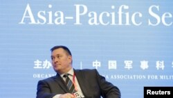 美国助理国防部长施灿德(Chad Sbragia)出席2019年10月举行的香山论坛。(路透社)