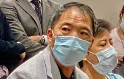 香港民主派会议召集人胡志伟(美国之音/汤惠芸)