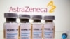 Astra Zeneca ဆေးကုမ္ပဏီက ကိုဗစ်ကာကွယ်ဆေးပုလင်းများ။