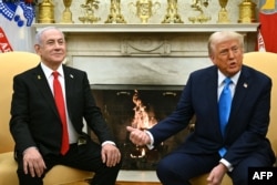 2025年2月4日,美国总统特朗普与以色列总理内塔尼亚胡在白宫举行会晤。