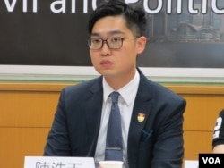 资料照片:香港民族党主席陈浩天