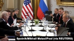 美俄领导人在日内瓦举行峰会 (2021年6月16日)