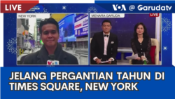 Laporan VOA untuk GarudaTV: Jelang Pergantian Tahun di Times Square, New York