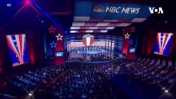 VOA英语视频: 布隆伯格首次参加辩论 成竞争对手抨击的标靶