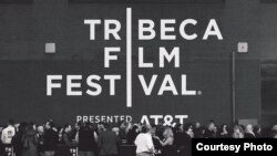 纽约翠贝卡电影节(Tribeca Film Festival)。(VOA)