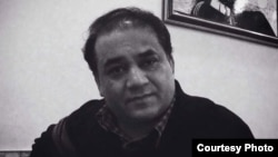 被捕前七天的利哈木.土赫提。 (王力雄摄)