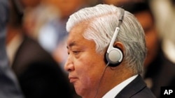 日本防卫大臣中谷元(资料照片)