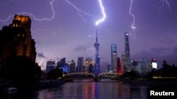 上海浦东金融区 (2020年8月10日)