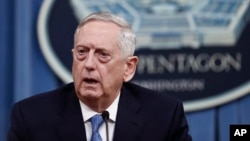 အမေရိကန်ကာကွယ်ရေးဝန်ကြီး Jim Mattis