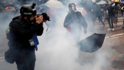 媒体记者采访香港反送中期间人身安全受到越来越大威胁 媒体记者采访香港反送中期间人身安全受到越来越大威胁