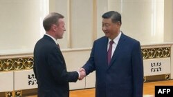 美国国家安全顾问杰克·沙利文(Jake Sullivan)周四(8月29日)在北京会见中国国家主席习近平。