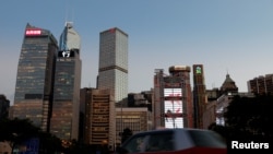 资料照片:香港夜景。(2021年8月17日)