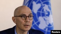 资料照:联合国人权事务高级专员福尔克尔·蒂尔克(Volker Türk)