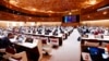 Một phiên họp của Hội đồng Nhân quyền LHQ ở Geneva, ngày 2/3/2022.