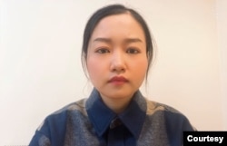 位于伦敦的人权团体保护卫士研究员牟彦希 (照片提供:牟彦希)