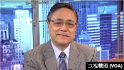 中共党史专家高文谦参加美国之音卫视讨论节目(美国之音卫视截图)