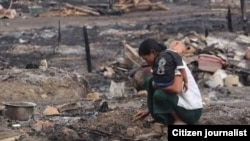 စစ်ရှောင်ဒုက္ခသည် (photo: C J)(ယခင်ပုံဟောင်း)