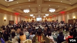 侨宴场面(美国之音国符拍摄)