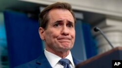 Директор зі стратегічних комунікацій Ради національної безпеки США Джон Кірбі. Фото: AP/Andrew Harnik