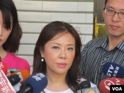 台湾在野党国民党立委李彦秀(美国之音张永泰拍摄)