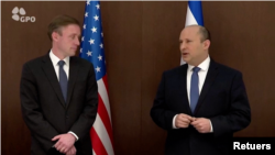 美国国家安全顾问苏利文会晤以色列总理贝内特(2021年12月22日)