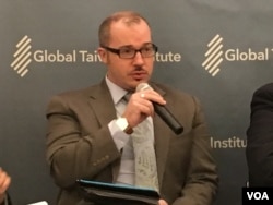 兰德公司亚太政策中心主任黑考特 (美国之音钟辰芳拍摄)