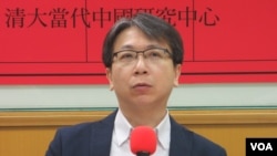 资料照:台湾国安局长蔡明彦(美国之音张永泰拍摄)