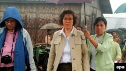 ကုလအထူးစုံစမ်းစစ်ဆေးရေးမှူး Ms Yanghee Lee ရခိုင်ကို သွားရောက်စဉ် (ဇွန်လ ၂၀၁၆)