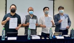 香港民意研究所8月20日公布一项民意调查显示,20%受访者表示有计划永久离开香港 (美国之音/汤惠芸)