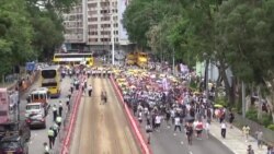 抗议港府修订逃犯条例 香港爆发近空前规模大游行 抗议港府修订逃犯条例 香港爆发近空前规模大游行