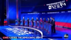 聚焦民主党总统参选人星期三再度辩论 聚焦民主党总统参选人星期三再度辩论