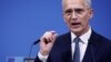 Генеральний Секретар НАТО Єнс Столтенберг під час пресконференції після зустрічі міністрів закордонних справ країн-членів альянсу у Брюсселі 3 квітня 2024 року. Фото AFP