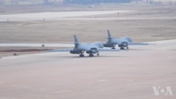 美国空军在亚太地区部署B-1B型远程轰炸机 (原始视频来自美国国防部) 美国空军在亚太地区部署B-1B型远程轰炸机 (原始视频来自美国国防部)