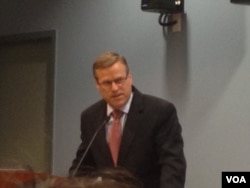 新美国安全中心亚太项目主任帕特里克•克罗宁(Patrick Cronin)(美国之音 钟辰芳拍摄)